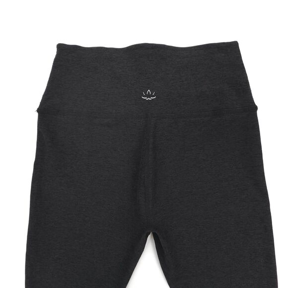 BEYOND YOGA Spacedye Cropped Leggings Black Charcoal Athleisure Lounge Sporty - Picture 6 of 7